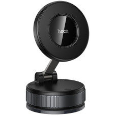 Автотримач Hoco H86 Dragon manual suction cup magnetic (universal) - Black / Metal gray