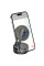 Автотримач Hoco H86 Dragon manual suction cup magnetic (universal) - Black / Metal gray - фото