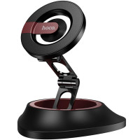 Автотримач Hoco H90 Tower magnetic (dashboard) - Black / Red