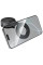 Автотримач Borofone BH140 Gloria Vacuum Suction Magnetic (center console) - Black / Metal gray - фото