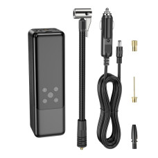 Автомобільний насос Hoco ZP5 May smart air pump - Black