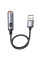 Портативний прикурювач запальничка Hoco UA30 USB - Black - фото