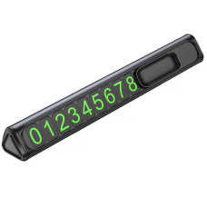 Автовизитка Borofone FC3 Ronny - Black / Metal gray