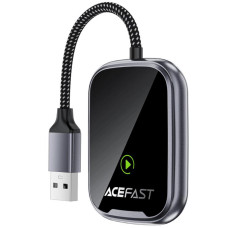 Адаптер Acefast QC1 car wireless CarPlay/Android Auto - Gray