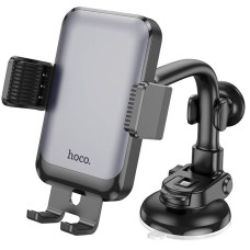 Автотримач Hoco H27 Rock push-type (center console) - Black / Gray