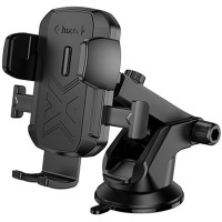 Автодержатель Hoco H65 Gamble one-button (center console) - Black