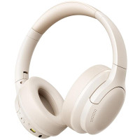 Накладные беспроводные наушники Baseus Bass BH1 Lite AI ENC (A0203C) - Starlight Off-White