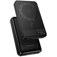 Портативное ЗУ Power Bank Borofone BJ82 Dawn 20W с Беспроводное зарядное устройство 5000 mAh - Black