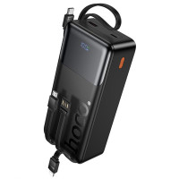 Портативний ЗП Power Bank Hoco J156B Founder 22.5W+PD20W with four cables 30000 mAh - Black