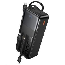 Портативний ЗП Power Bank Hoco J156B Founder 22.5W+PD20W with four cables 30000 mAh - Black