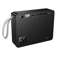 Портативное ЗУ Power Bank Hoco J166 Carretera 22.5W+PD20W+lighting 50000 mAh - Black