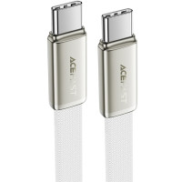 Дата кабель Acefast C24-03 Type-C to Type-C 60W (1.2m) - White