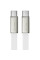 Дата кабель Acefast C24-03 Type-C to Type-C 60W (1.2m) - White - фото