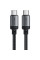 Дата кабель Acefast C20-03 Type-C to Type-C 60W (1.2m) - Black - фото
