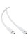Дата кабель Acefast C18-03 Type-C to Type-C 60W (1.2m) - White - фото