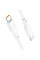 Дата кабель Hoco X93 Force Type-C to Type-C 100W (2m) - White - фото