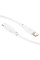 Дата кабель Hoco X93 Force Type-C to Type-C 100W (2m) - White - фото
