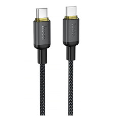 Дата кабель Hoco X128 Benefit Type-C to Type-C 60W (1m) - Black