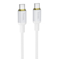 Дата кабель Hoco X128 Benefit Type-C to Type-C 60W (1m) - White