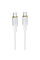 Дата кабель Hoco X128 Benefit Type-C to Type-C 60W (1m) - White - фото