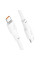 Дата кабель Hoco X93 Force Type-C to Type-C 60W (2m) - White - фото