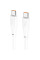 Дата кабель Hoco X93 Force Type-C to Type-C 60W (2m) - White - фото