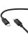 Дата кабель Hoco X122 Benefit Type-C to Type-C 60W (1m) - Black - фото