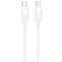Дата кабель Borofone BX109 Type-C to Type-C 60W (1m) - White