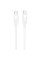 Дата кабель Borofone BX109 Type-C to Type-C 60W (1m) - White - фото