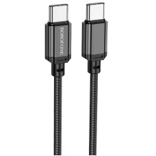 Дата кабель Borofone BX87 Type-C to Type-C 60W (1m) - Black