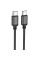 Дата кабель Borofone BX87 Type-C to Type-C 60W (1m) - Black - фото