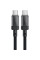Дата кабель Acefast C12-03 Type-C to Type-C 60W (1.2m) - Black - фото