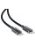 Дата кабель Acefast C12-03 Type-C to Type-C 60W (1.2m) - Black - фото
