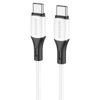 Дата кабель Borofone BX79 Type-C to Type-C 60W (1m) - Білий