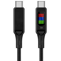 Дата кабель Acefast C7-03 Type-C to Type-C 100W (1.2m) - Black