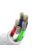 Дата кабель Baseus Glimmer Series Fast Charging Type-C to Type-C 100W 1m (CADH00070) - White - фото