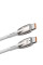 Дата кабель Baseus Glimmer Series Fast Charging Type-C to Type-C 100W 1m (CADH00070) - White - фото