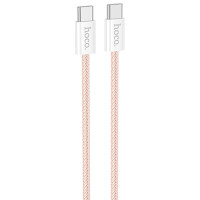 Дата кабель Hoco X104 Source 60W Type-C to Type-C (1m) - Pink