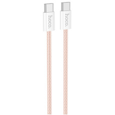 Дата кабель Hoco X104 Source 60W Type-C to Type-C (1m) - Pink