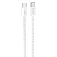 Дата кабель Hoco X104 Source 60W Type-C to Type-C (1m) - White