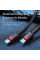 Дата кабель Baseus Cafule Type-C to Type-C PD2.0 100W (2m) (CATKLF-AL) - Red / Black - фото