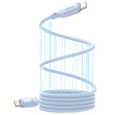 Дата кабель Baseus PicoGo Magnetic Liquid Silicone Type-C to Type-C 240W (1m) (P10376800) - Galaxy Blue
