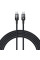 Дата кабель Baseus Discolor Series Fast Charging Type-C to Type-C 100W (1m) (P10374902) - Cluster Black - фото