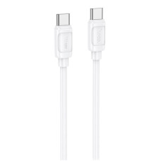 Дата кабель Hoco X115 Surpass Type-C to Type-C 60W (1m) - White