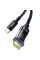 Дата кабель Baseus Gem Fast Charging Type-C to Type-C 100W (2m) (P10373000111-01) - Cluster Black - фото