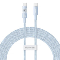 Дата кабель Baseus Gem Fast Charging Type-C to Type-C 100W (1m) (P10373000111) - Galaxy Blue