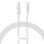 Дата кабель Baseus Gem Fast Charging Type-C to Type-C 100W (1m) (P10373000111) - Moon White