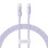 Дата кабель Baseus Gem Fast Charging Type-C to Type-C 100W (1m) (P10373000111) - Nebula Purple