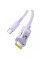 Дата кабель Baseus Gem Fast Charging Type-C to Type-C 100W (1m) (P10373000111) - Nebula Purple - фото