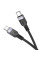 Дата кабель Hoco X109 Energy silicone Type-C to Type-C 60W (3m) - Black - фото